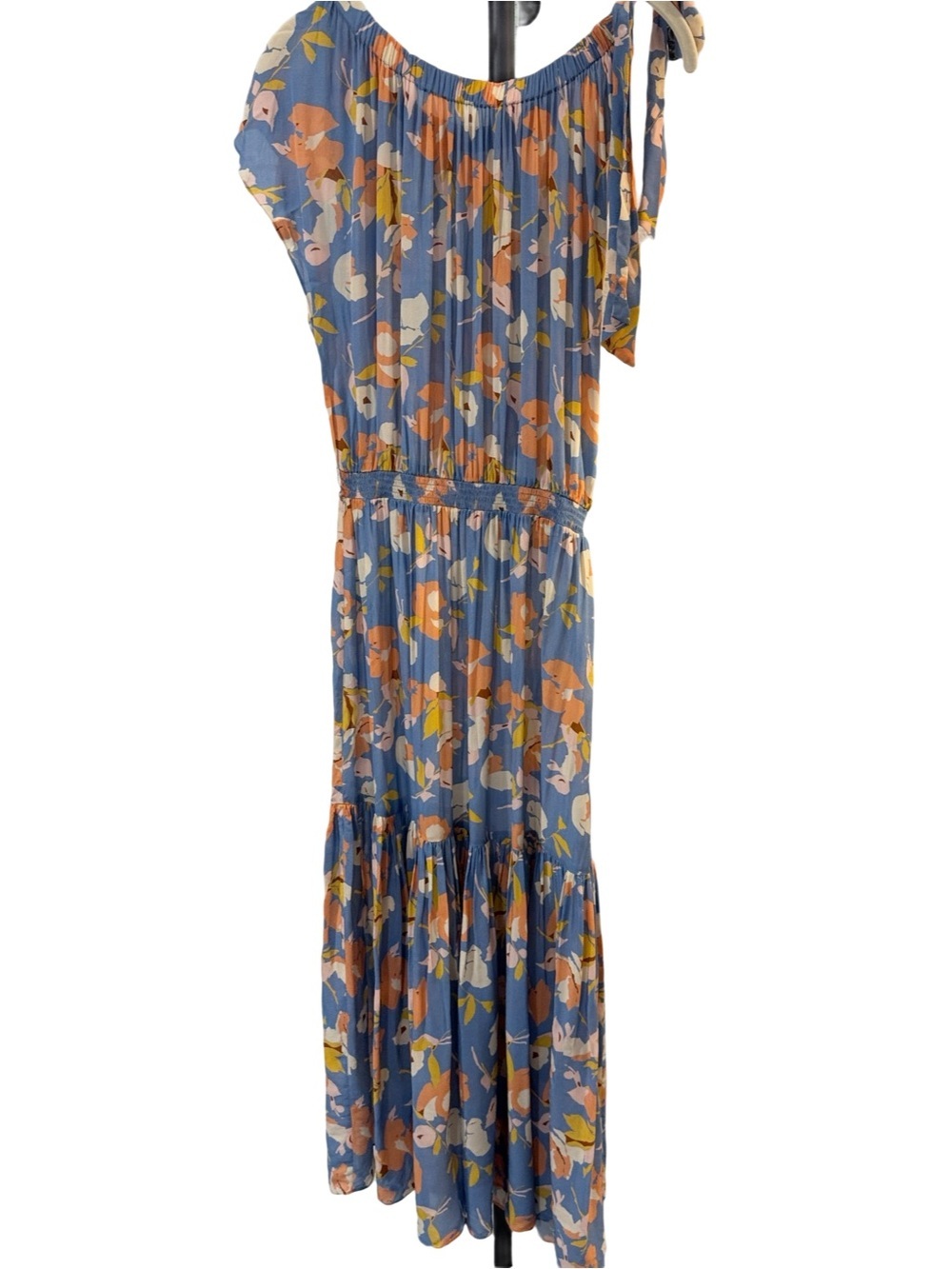 Shoshanna Peony Tossed Floral Midi Dress - Picture 4 of 4